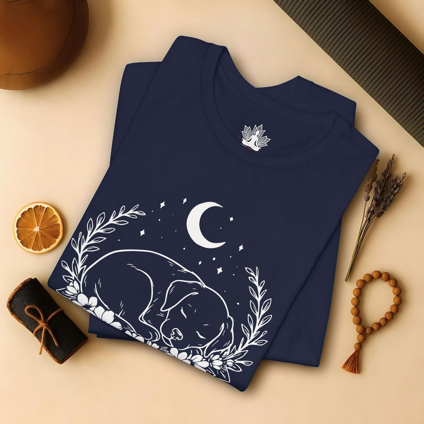 Sleeping Dog Under the Moon Tee
