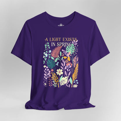A Light Exists In Spring - Floral Joyful Tee