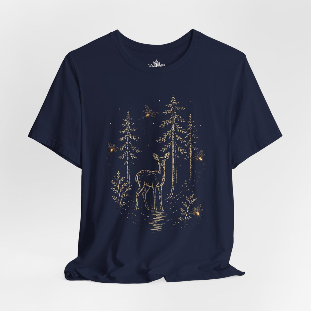 The Quiet Path Doe & Fireflies Tee