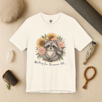 A Savasana Mood – Cute Raccoon Yoga Tee