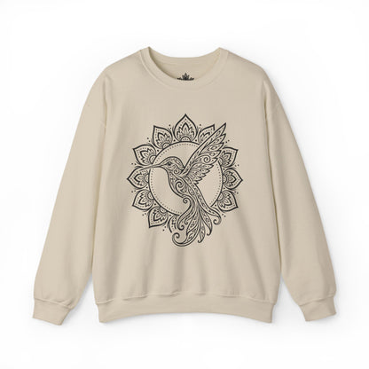 Hummingbird & Mandala Sweatshirt