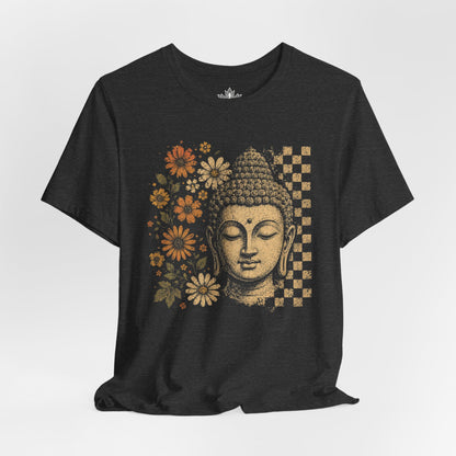 Retro Buddha & Flowers Tee