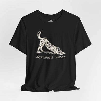 Line Art Downward Human Men Tee