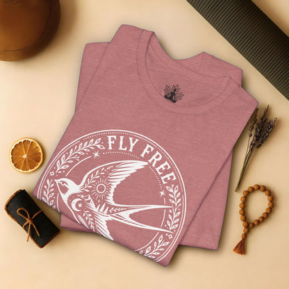 Fly Free, Little Bird Badge Tee