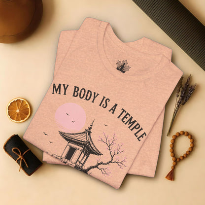 My Body Is A Temple: Ancient, Crambling, Still Sacred Tee