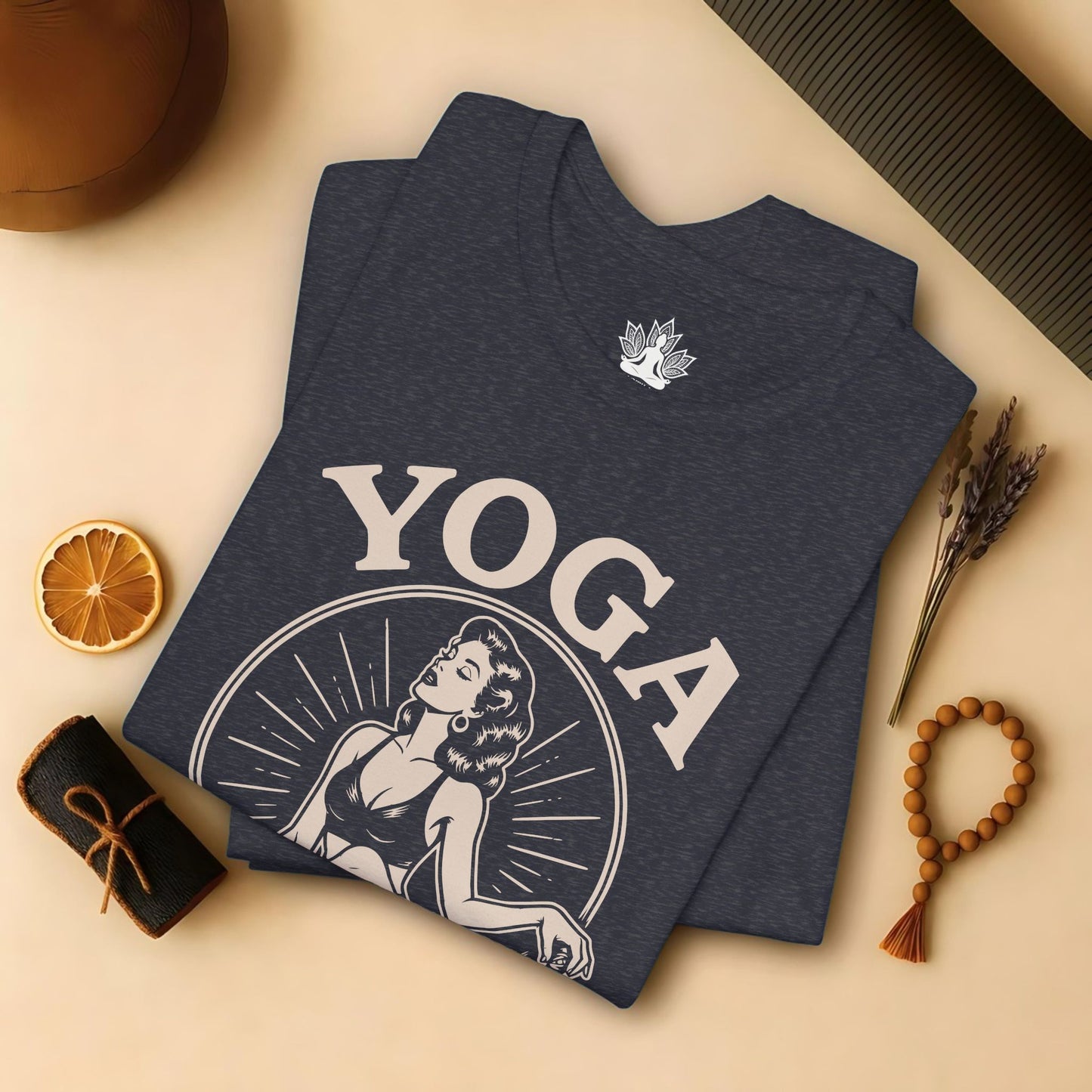 Yoga Because Murder Is Wrong Vintage Tee