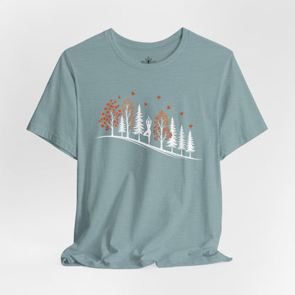 Fall Forest Tree Pose Tee