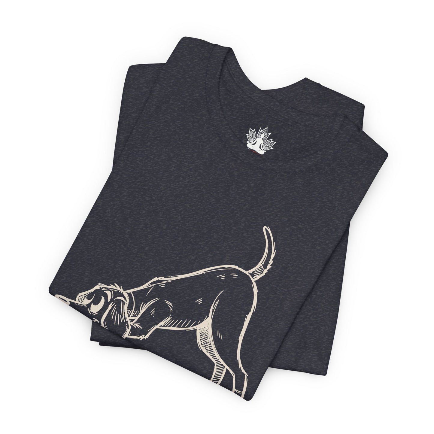 Downward Human – Funny Yoga Dog Vintage Tee