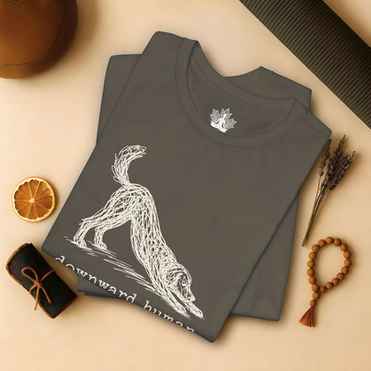 Line Art Downward Human Tee