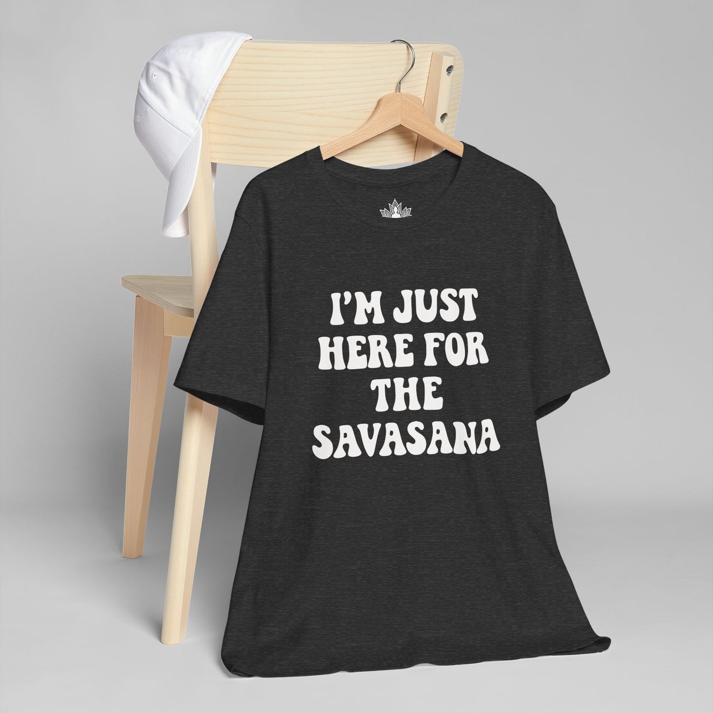 Savasana Only – Funny Yoga Men Tee