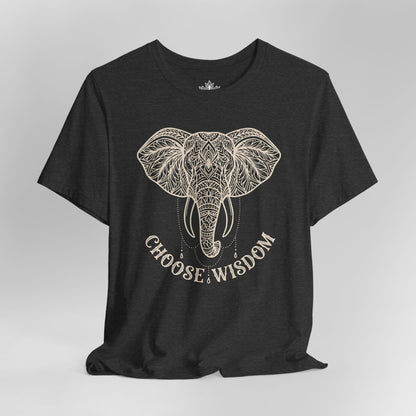 Elephant Mandala Art – Choose Wisdom Tee