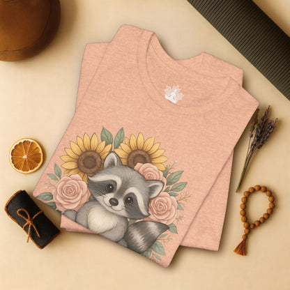 A Savasana Mood – Cute Raccoon Yoga Tee