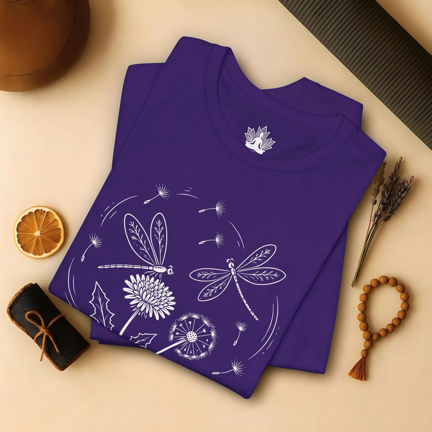 Go With The Flow Delicate Dragonflies Tee