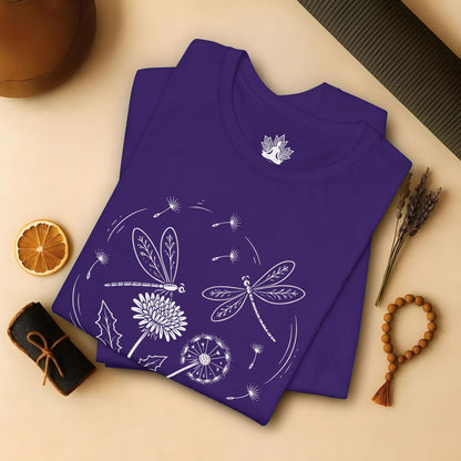 Go With The Flow Delicate Dragonflies Tee