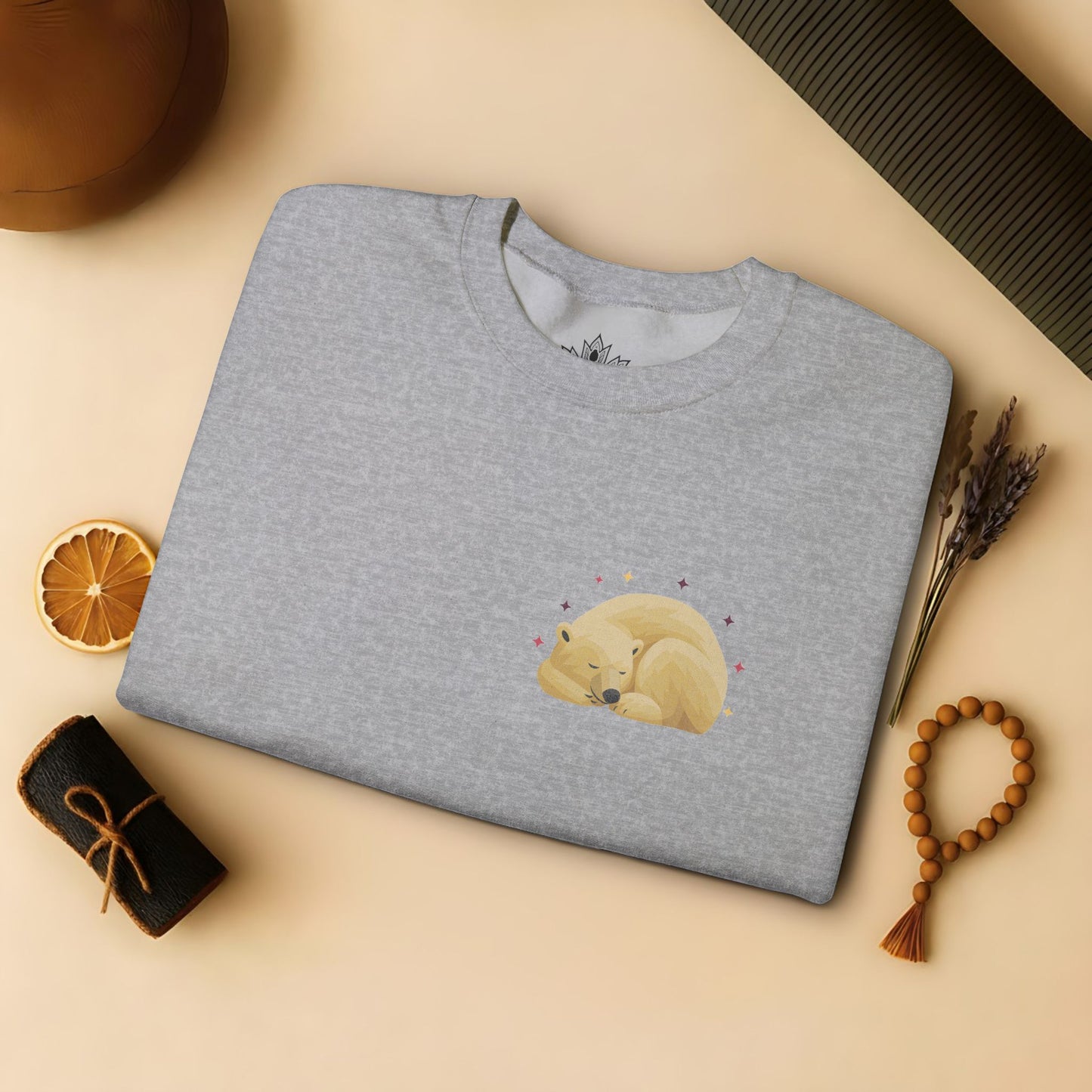 Namastay Cozy - Vintage Polar Bear Sweatshirt