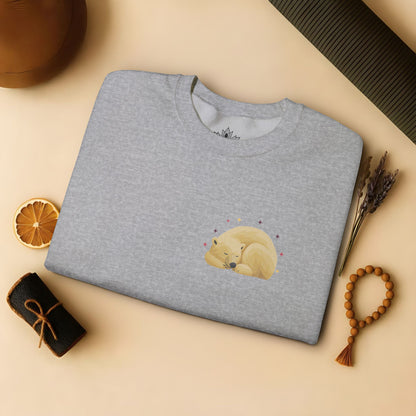 Namastay Cozy - Vintage Polar Bear Sweatshirt