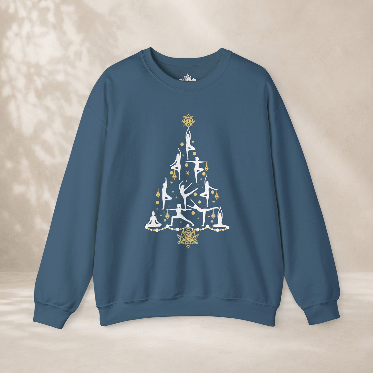 Yoga Poses Christmas Tree Sweatshirt