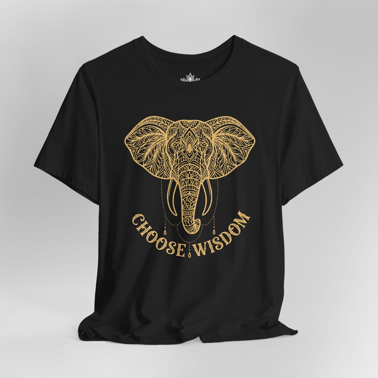 Elephant Mandala Art – Choose Wisdom Tee