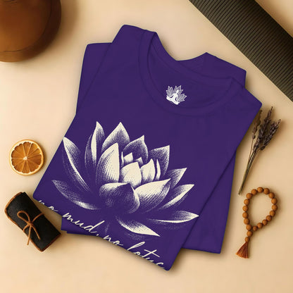 No Mud, No Lotus Shadow Art Tee