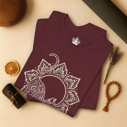 Cat & Mandala - Spiritual Boho Tee