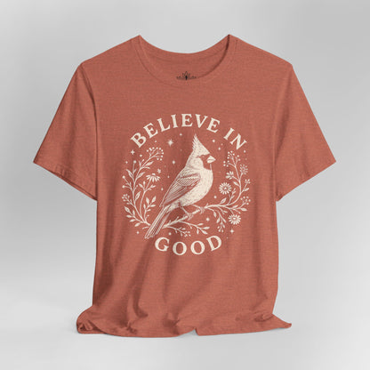 Believe In Good Cardinal Bird Tee