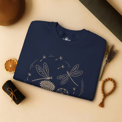 Go With The Flow Delicate Dragonflies Sweatshirt