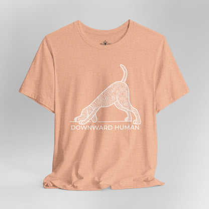 Downward Human – Mandala Dog Yoga Tee