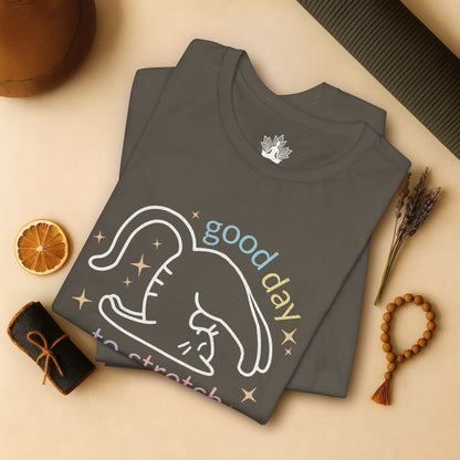 Cat Yoga “Good Day to Stretch” Tee
