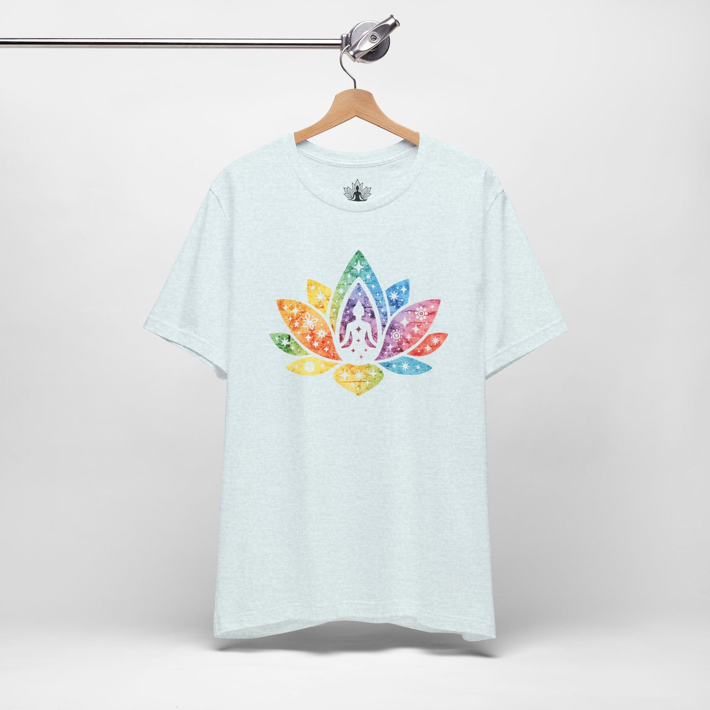 Lotus Pride – Cosmic Rainbow Men Tee