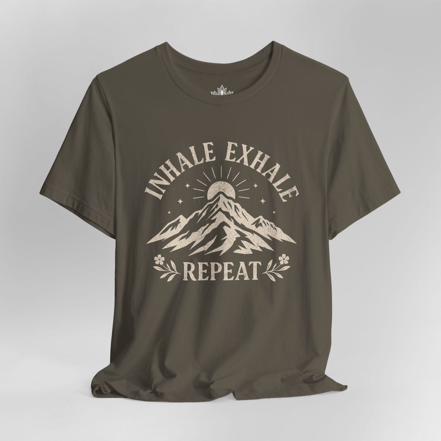 Inhale Exhale Repeat - Mountain Peace Men Tee