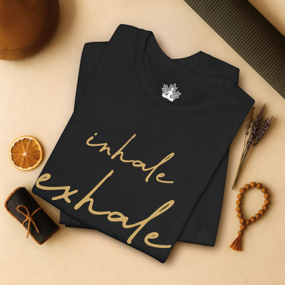 Inhale Exhale – Minimalist Mindfulness Tee
