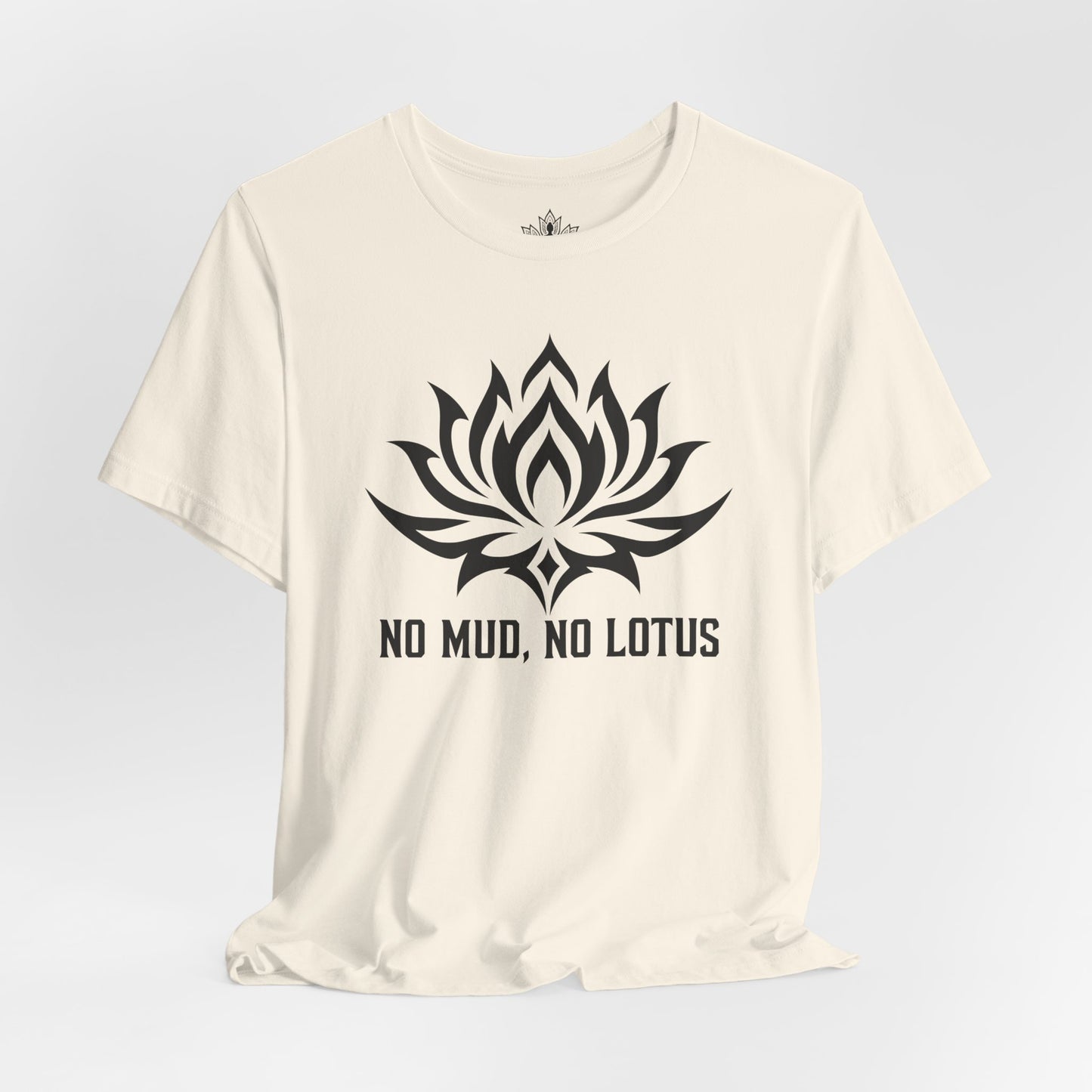 No Mud, No Lotus Tribal Art Men Tee