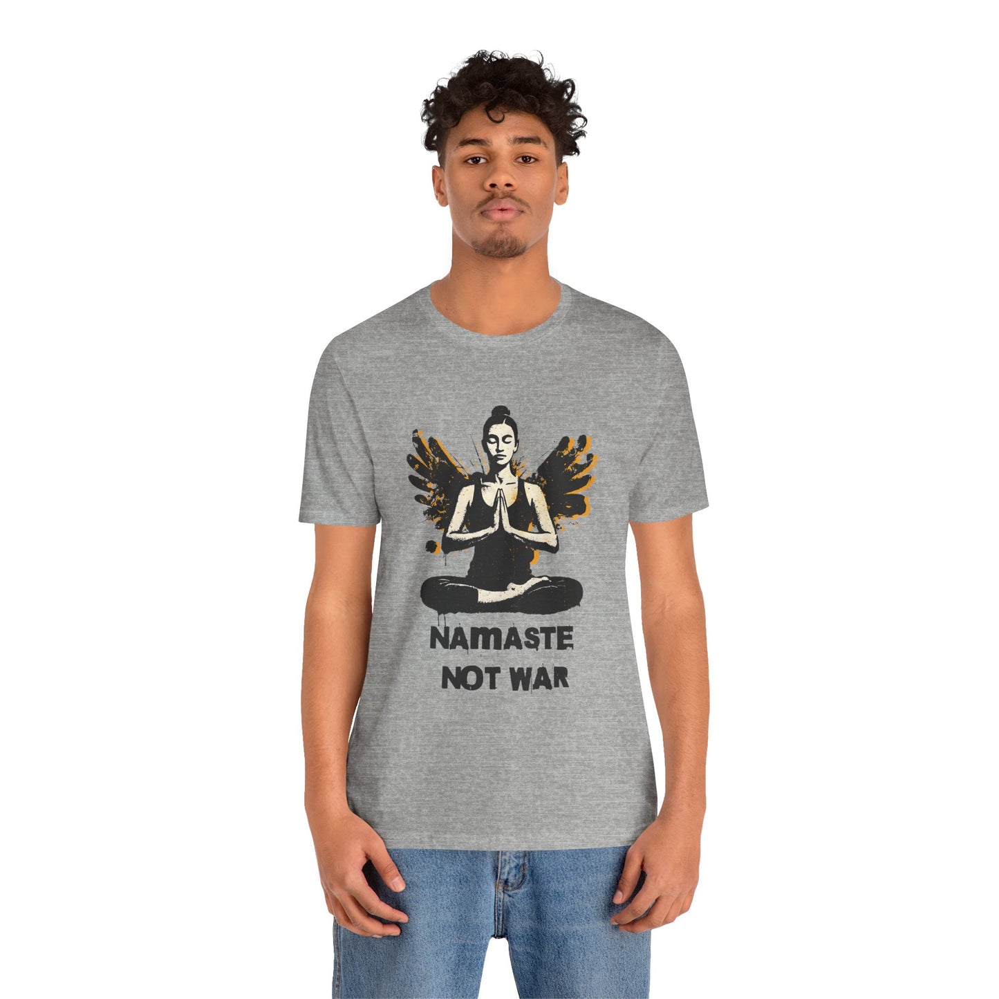 Namaste Not War – Urban Street Art Men Tee