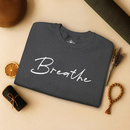 Cozy Breathe Sweatshirt - Mandala Back Print