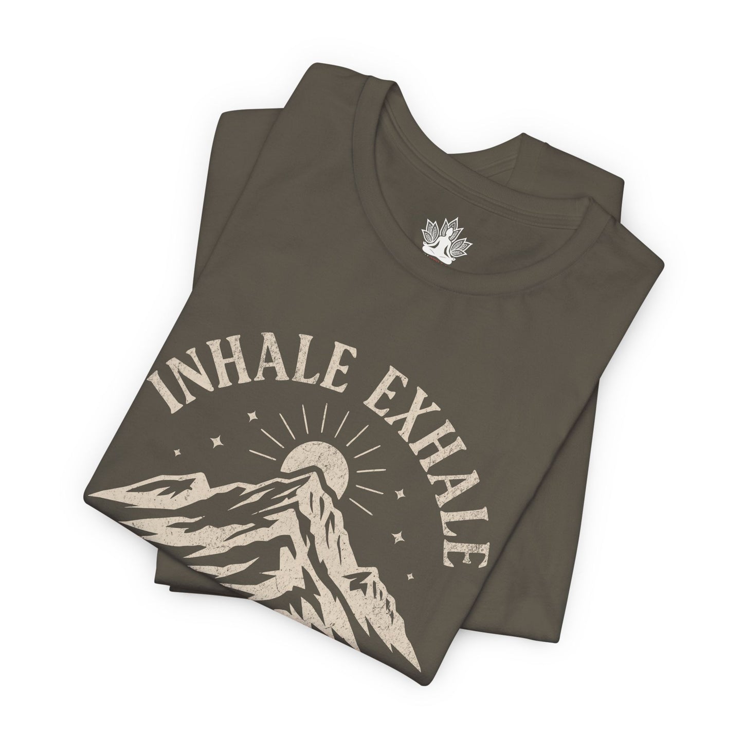 Inhale Exhale Repeat - Mountain Peace Men Tee