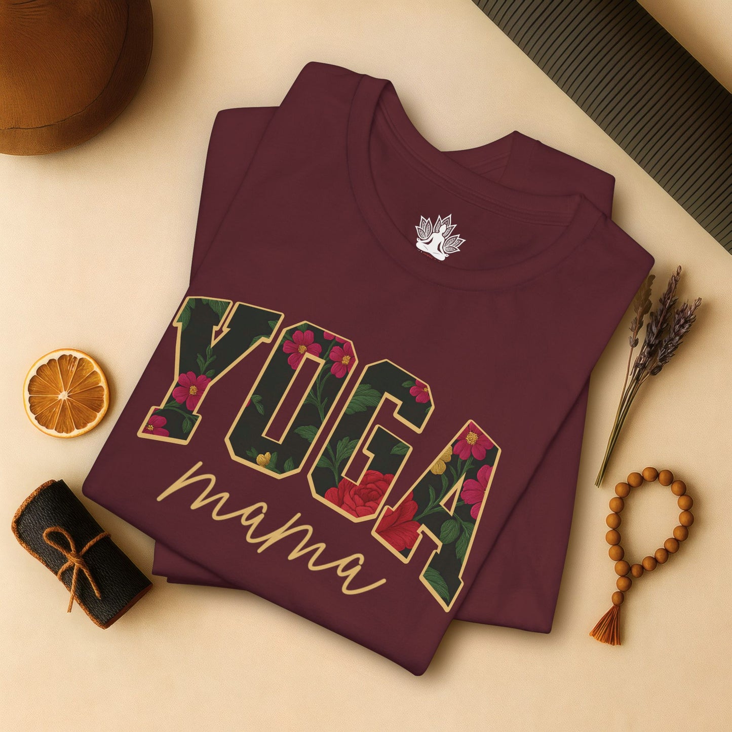 Floral Yoga Mama – Motherhood & Mindfulness Tee