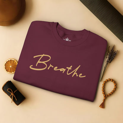 Cozy Breathe Sweatshirt - Mandala Back Print