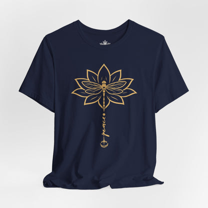 Peace Lotus Dragonfly – Mindful Nature Tee
