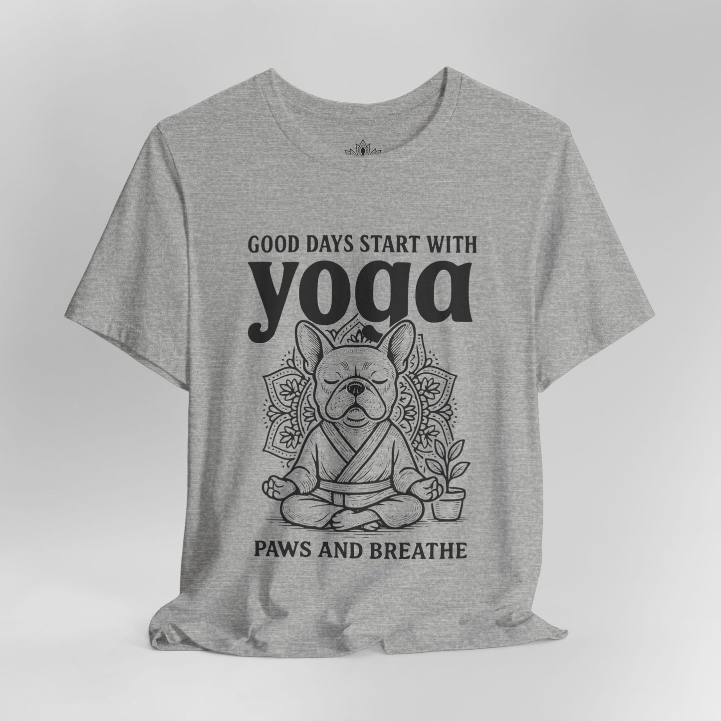French Bulldog Yoga - Good Vibes Men Tee