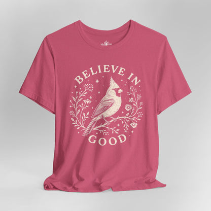 Believe In Good Cardinal Bird Tee