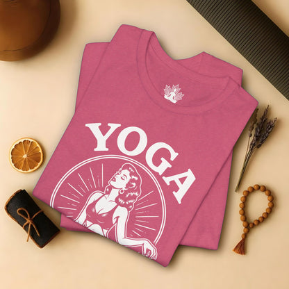 Yoga Because Murder Is Wrong Vintage Tee