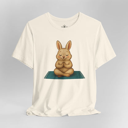 Meditating Bunny – Peaceful Namaste Tee