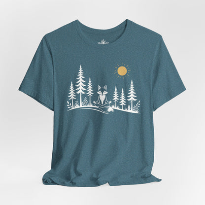 Peaceful Forest Fox Tee