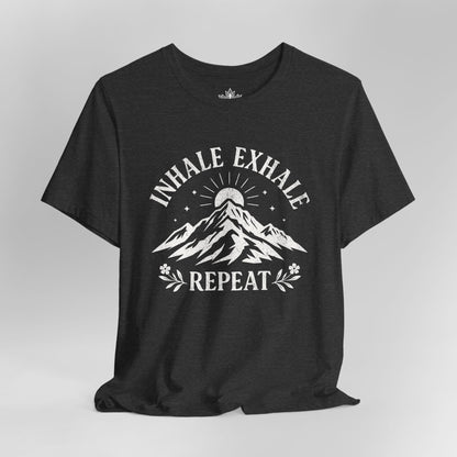 Inhale Exhale Repeat - Mountain Peace Men Tee