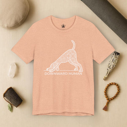 Downward Human – Mandala Dog Yoga Tee