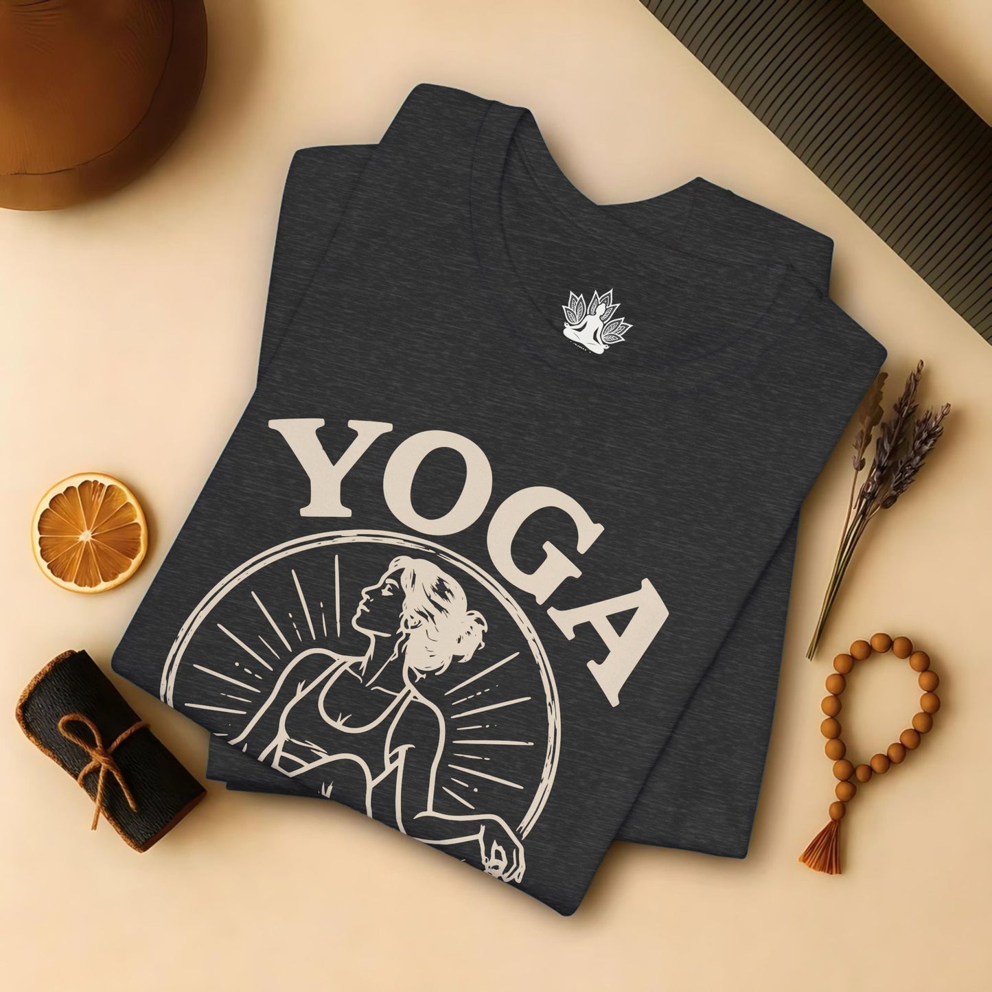 Yoga Because Murder Is Wrong Retro Tee