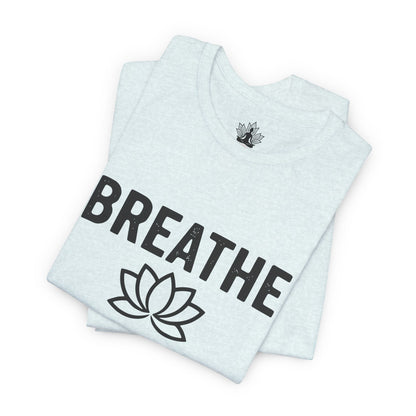 Breathe Lotus – Minimalist Yoga Class Men Tee