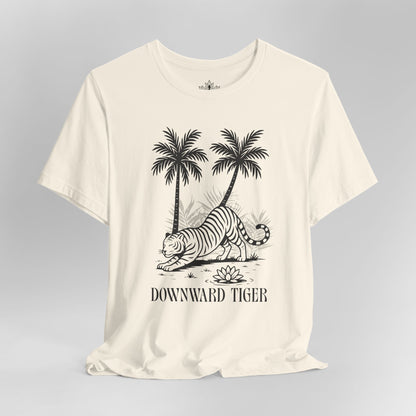 Downward Tiger – Funny Jungle Yoga Tee