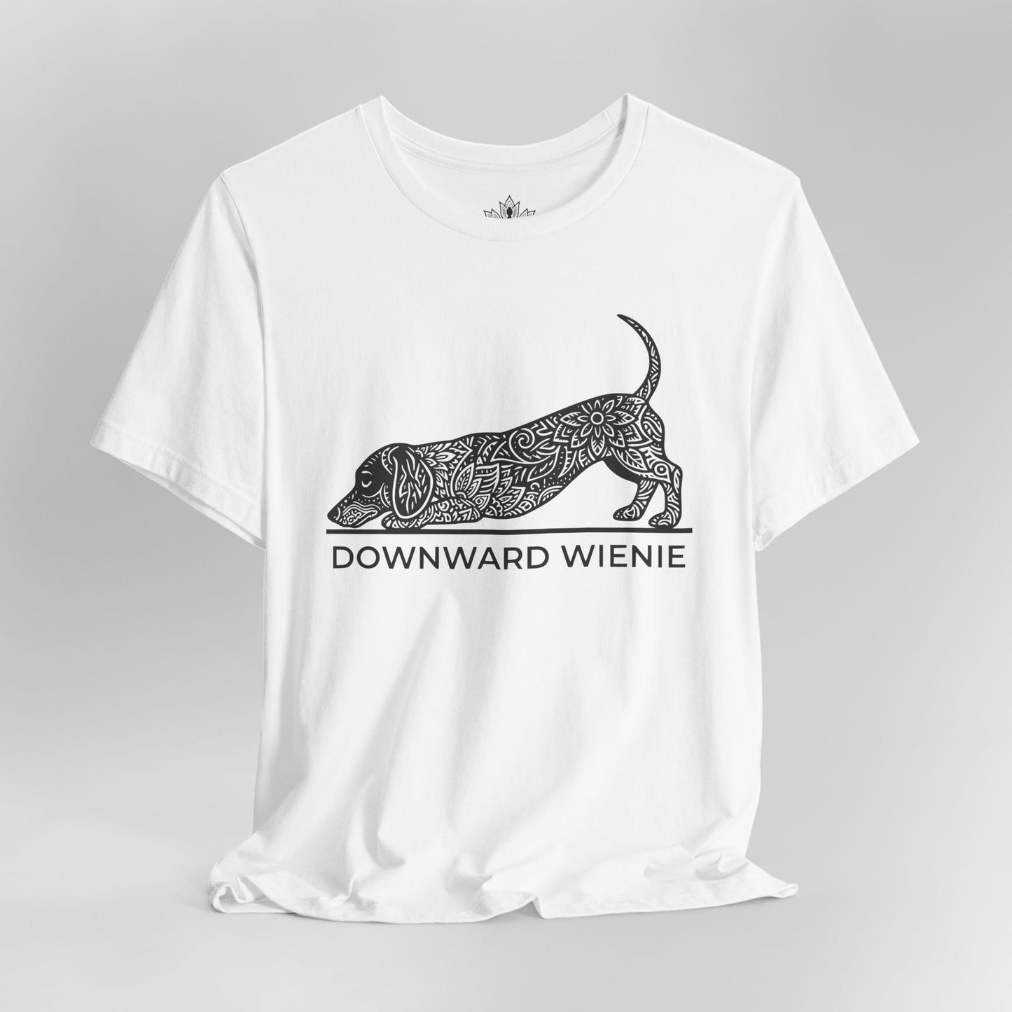 Downward Wienie Dog Pose – Funny Mandala Sausage Dog Tee
