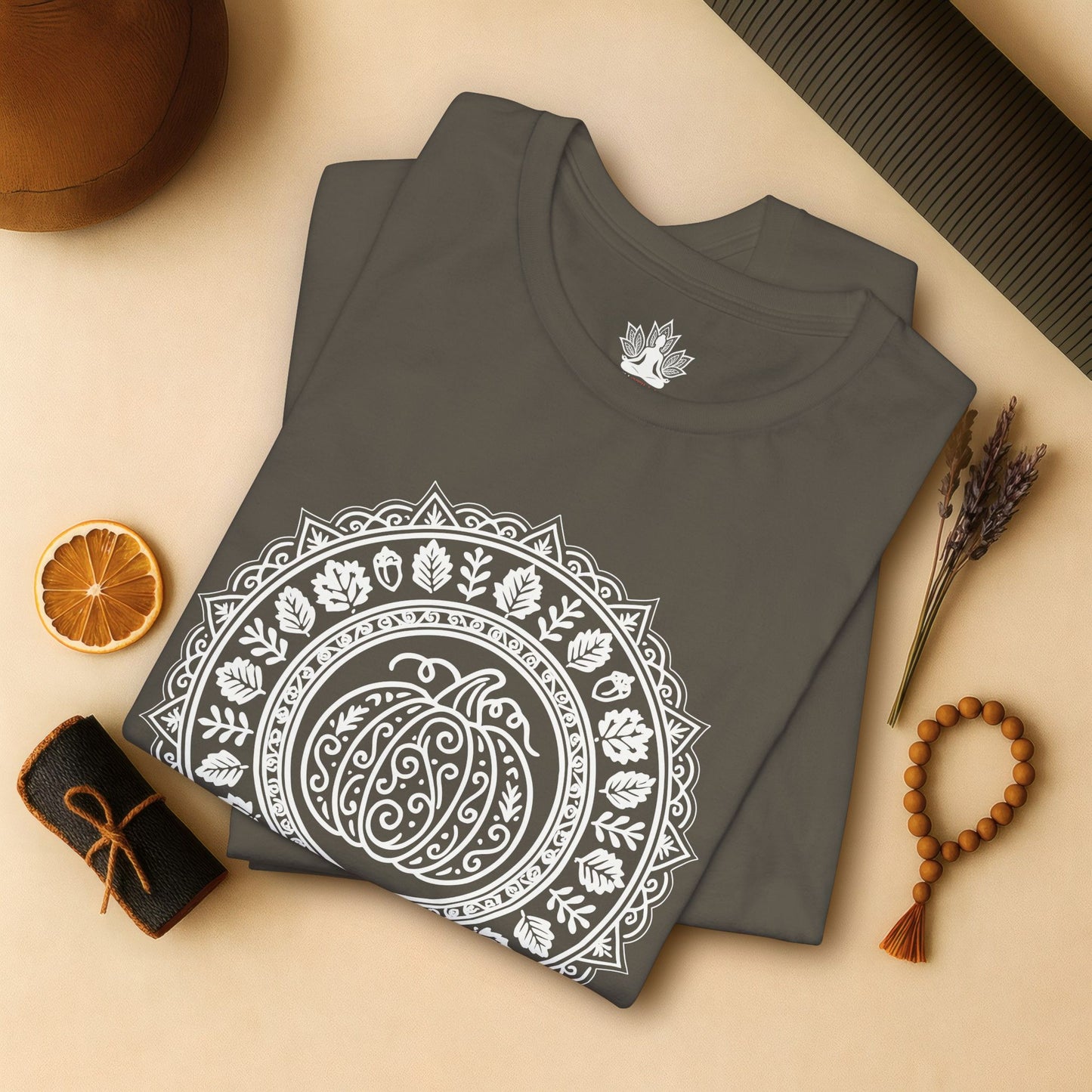Pumpkin Mandala - Fall Yoga Tee